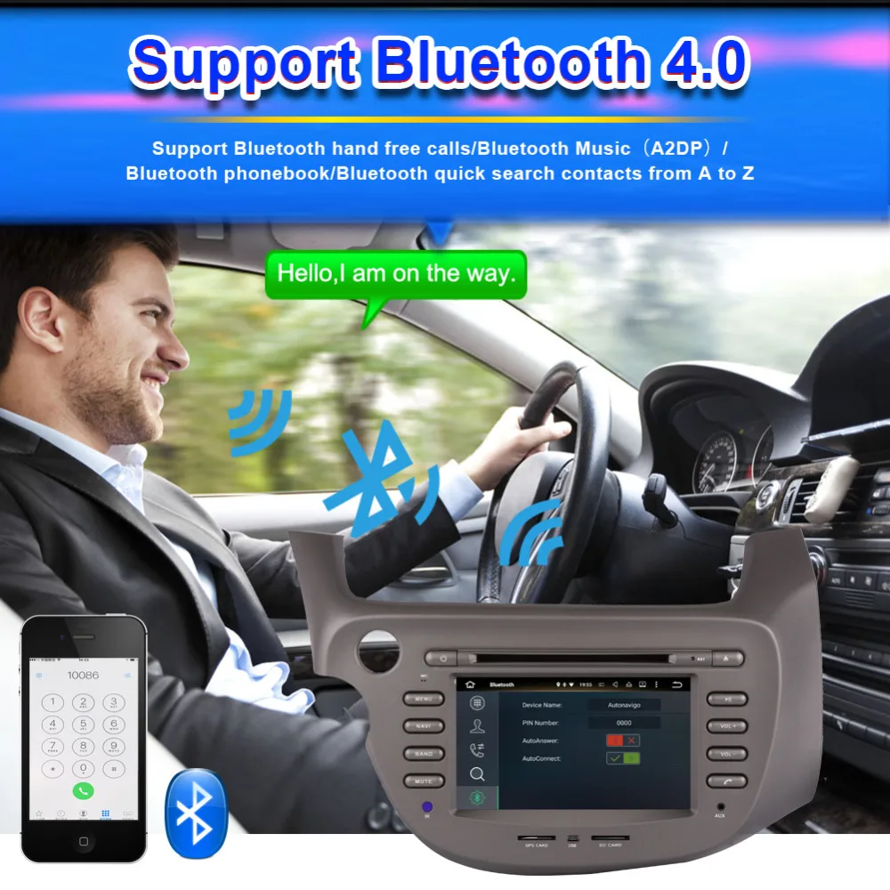 4 ГБ ОЗУ Android 7 1/8 0 Восьмиядерный Авто Радио стерео для Honda Fit/Jazz левая рука вождения
