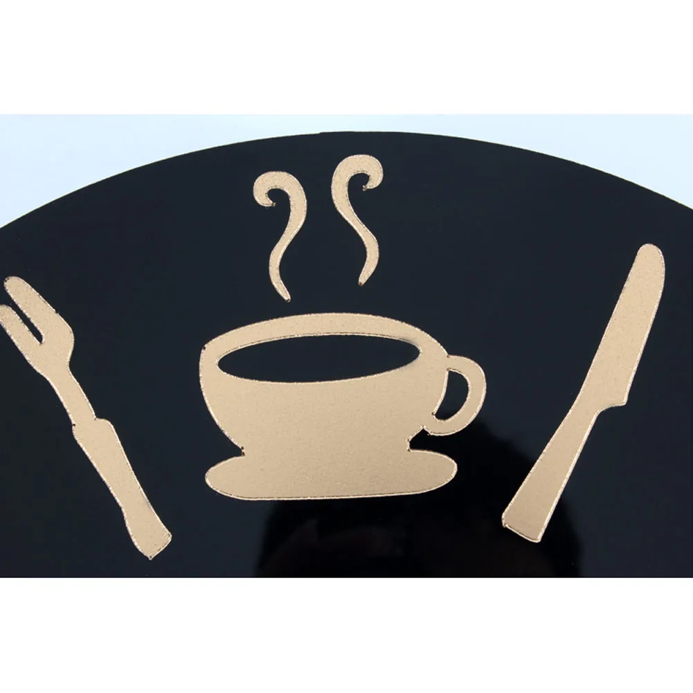 Кухонные настенные часы с ножом и вилкой 12 дюймов креативные кварцевые для кухни