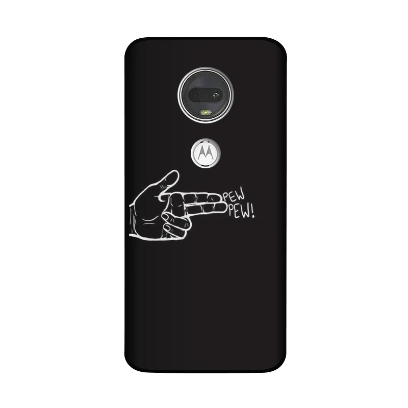 Розовый Мягкий силиконовый чехол QAQsam для Motorola Moto G7 G 7 Plus Play power с рисунком для Motorola Moto G7 Play Coque - Цвет: Розовый