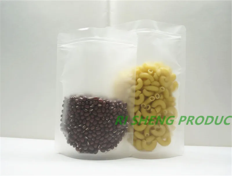 

100 шт Матовый Прозрачный стоьте вверх сумки 10*15 см Platic замка застежка-молнии Сумка Многоразового Использования матовая поверхность упаковк...