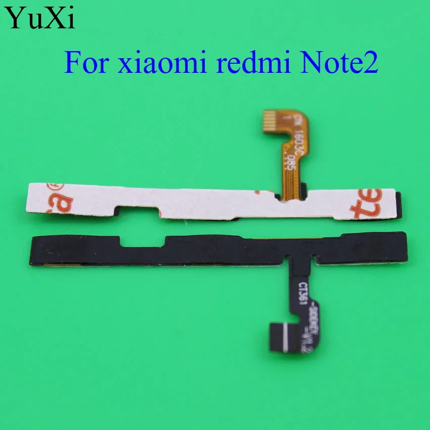 YuXi для Xiaomi Redmi Note 2 боковое включение/выключение питания громкость кнопочный