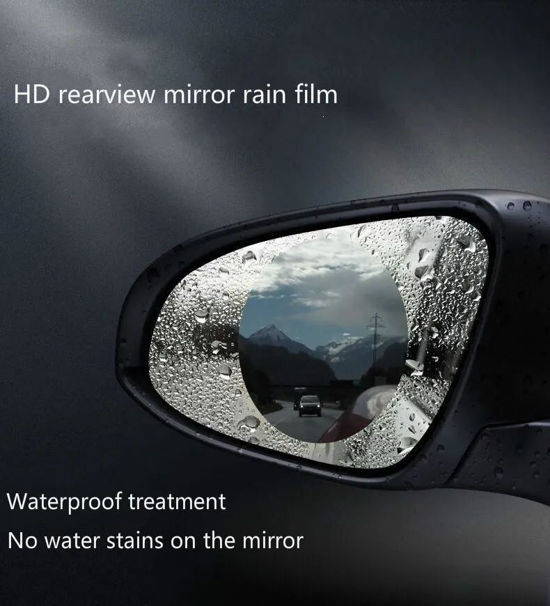 Высокое качество 2 шт. Автомобильное зеркало заднего вида водонепроницаемое и
