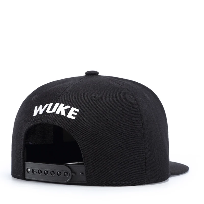 High Quality Black Snapback 3D Teeth Embroidery Hip Hop Cap Flat Bill Baseball For Men and Women | Аксессуары для одежды