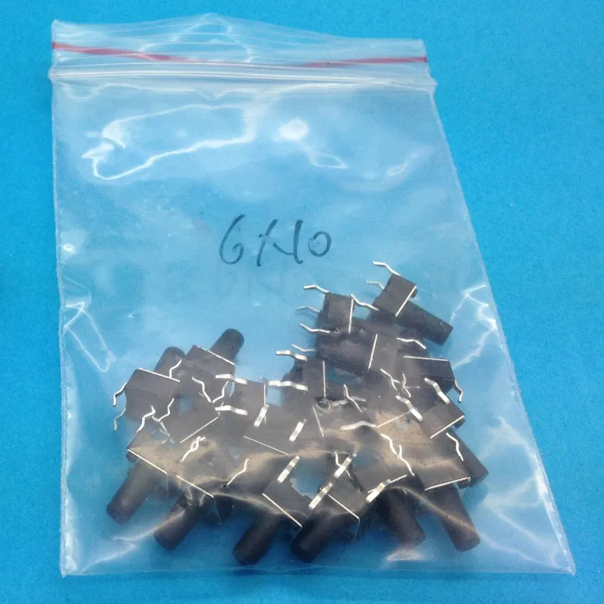 100PCS 6X6X10 DIP Tactile Tact Mini Push Button Switch Micro Momentary | Обустройство дома