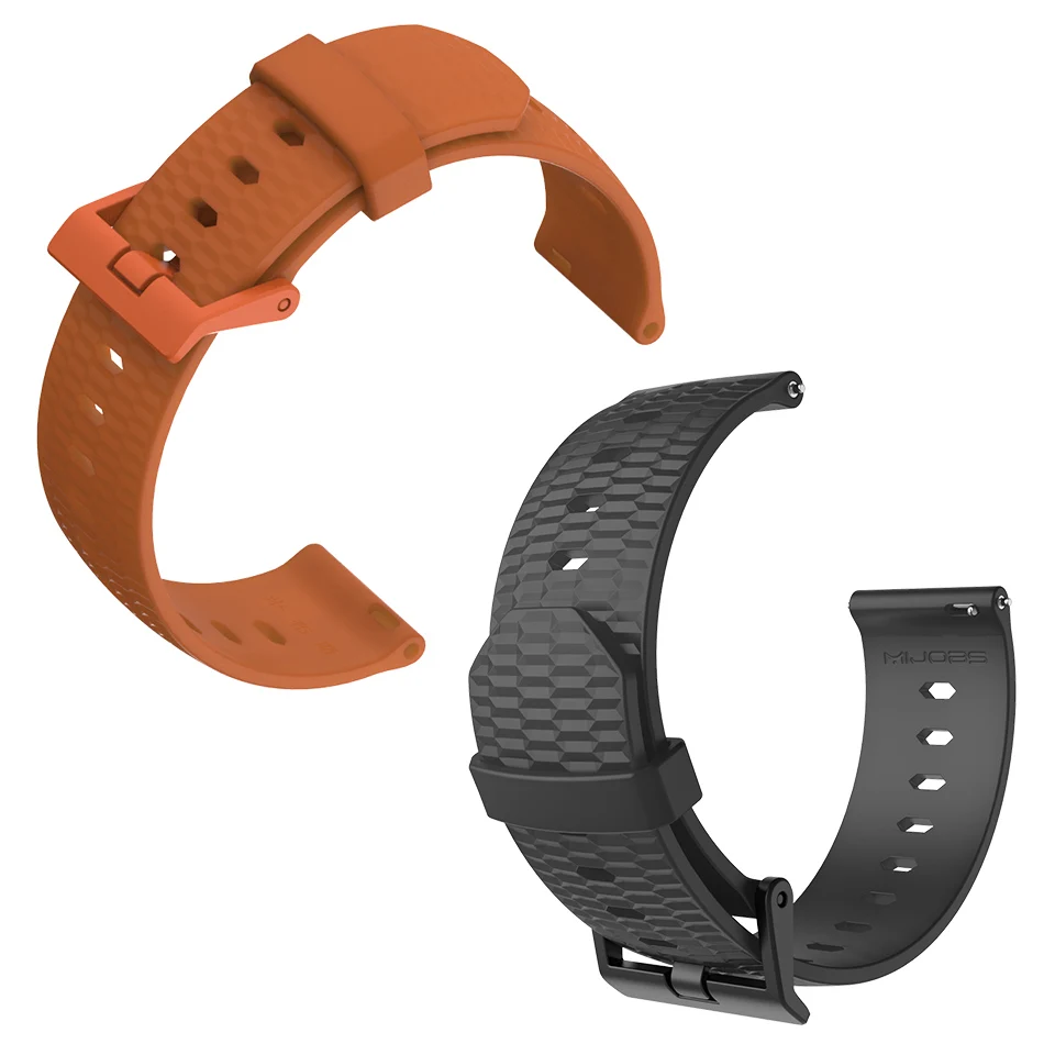 Спортивный силиконовый ремешок Mijobs для умных часов Xiaomi Huami Amazfit Bip Pace GTR 20 мм 22