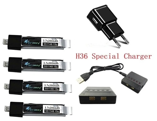 Модернизированный аккумулятор V911 F929 F939 с зарядным устройством для WLtoys V911 F929 F939 Радиоуправляемый вертолет 3,7 V 200mAh 551148 аккумулятор EU/US - Цвет: Светло-желтый