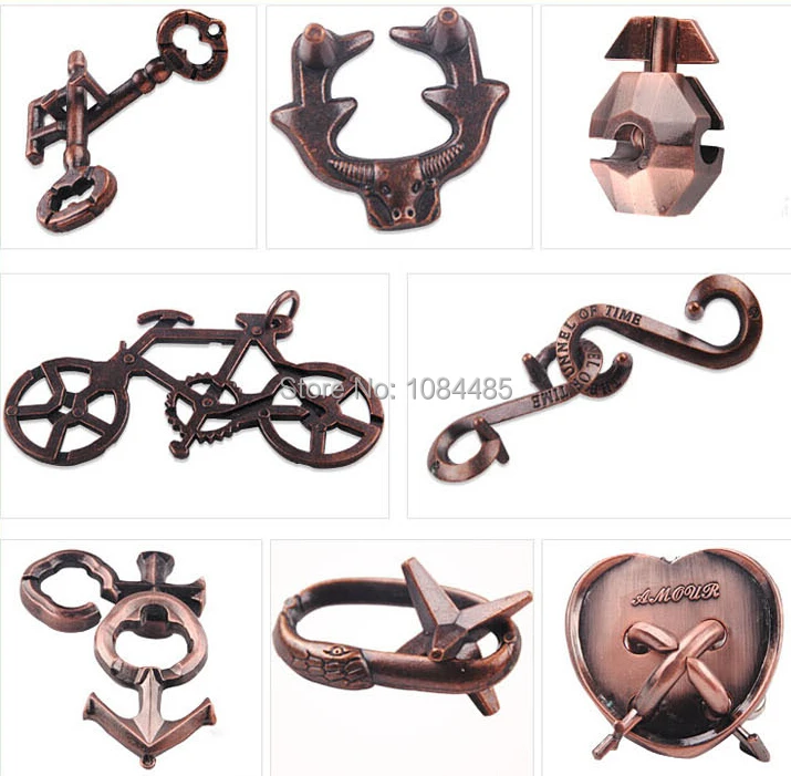 Классический металлический пазл головоломка для развития интеллекта