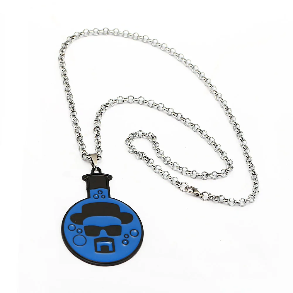 Breaking Bad Necklace Chemical Symbol Br Ba Pendant Skull Necklaces Men Jewelry Gift | Украшения и аксессуары
