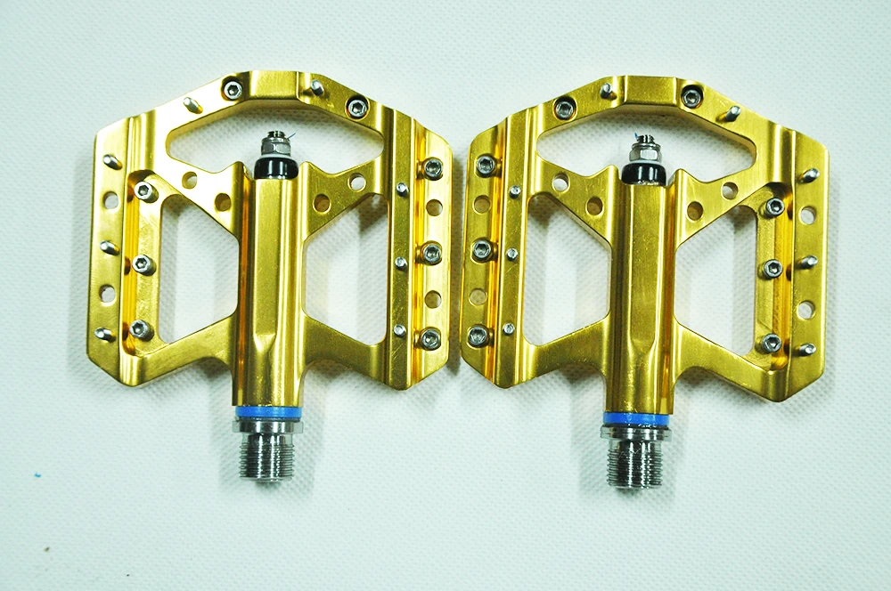 Сверхлегкая педаль для велосипеда с ЧПУ полировка анод титановый сплав ось