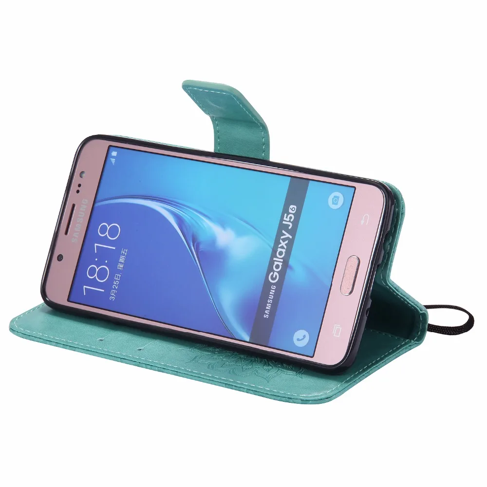 Рельефный цветочный чехол для Samsung Galaxy J5/J5 2016 J5 J510 + держатель карт|samsung galaxy j5|fundas