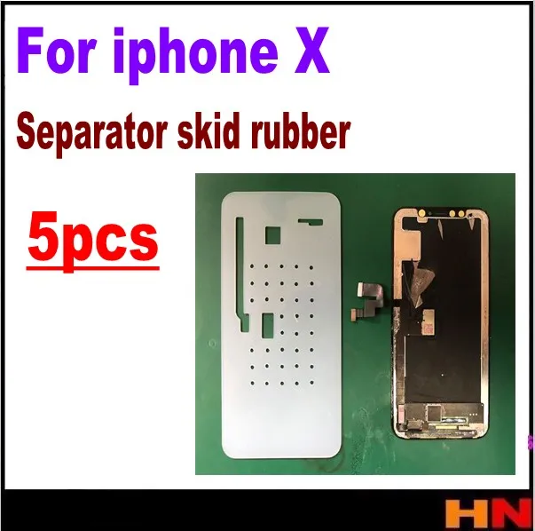 5 шт. нескользящие резиновые коврики с отверстиями для iphone X|flex cable|flex powerpower button