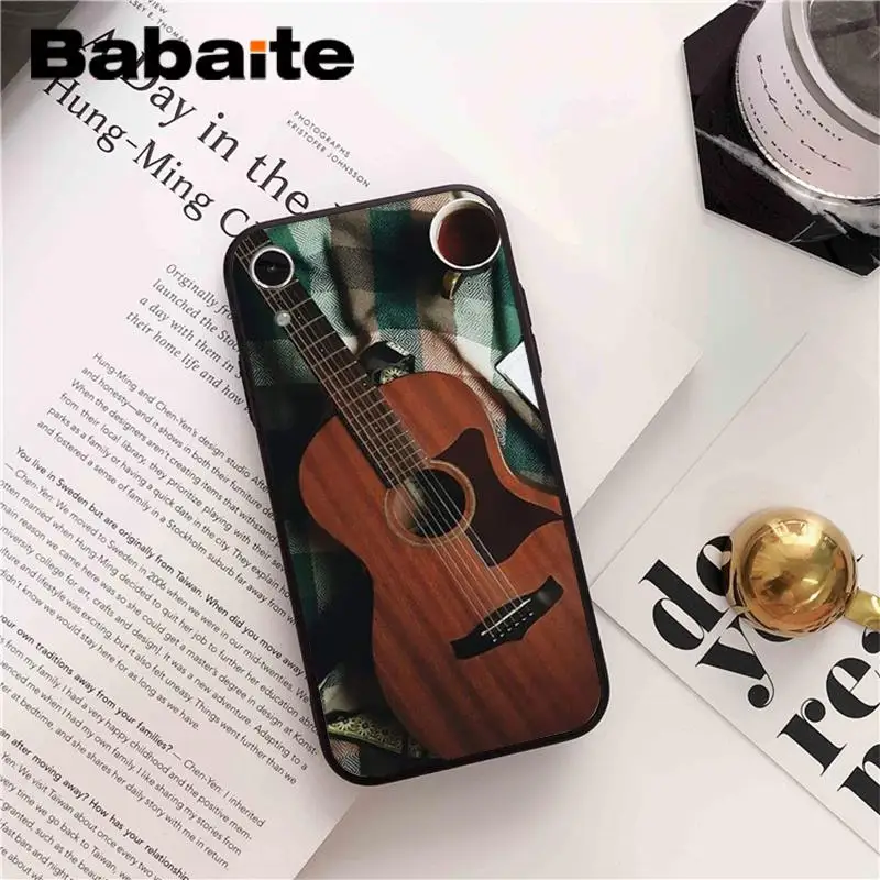 Babaite гитара amp шаблон ТПУ мягкий телефон аксессуары чехол для iPhone 8 7 6 6S Plus X XS MAX 5 5S SE XR Fundas Capa - Цвет: A11