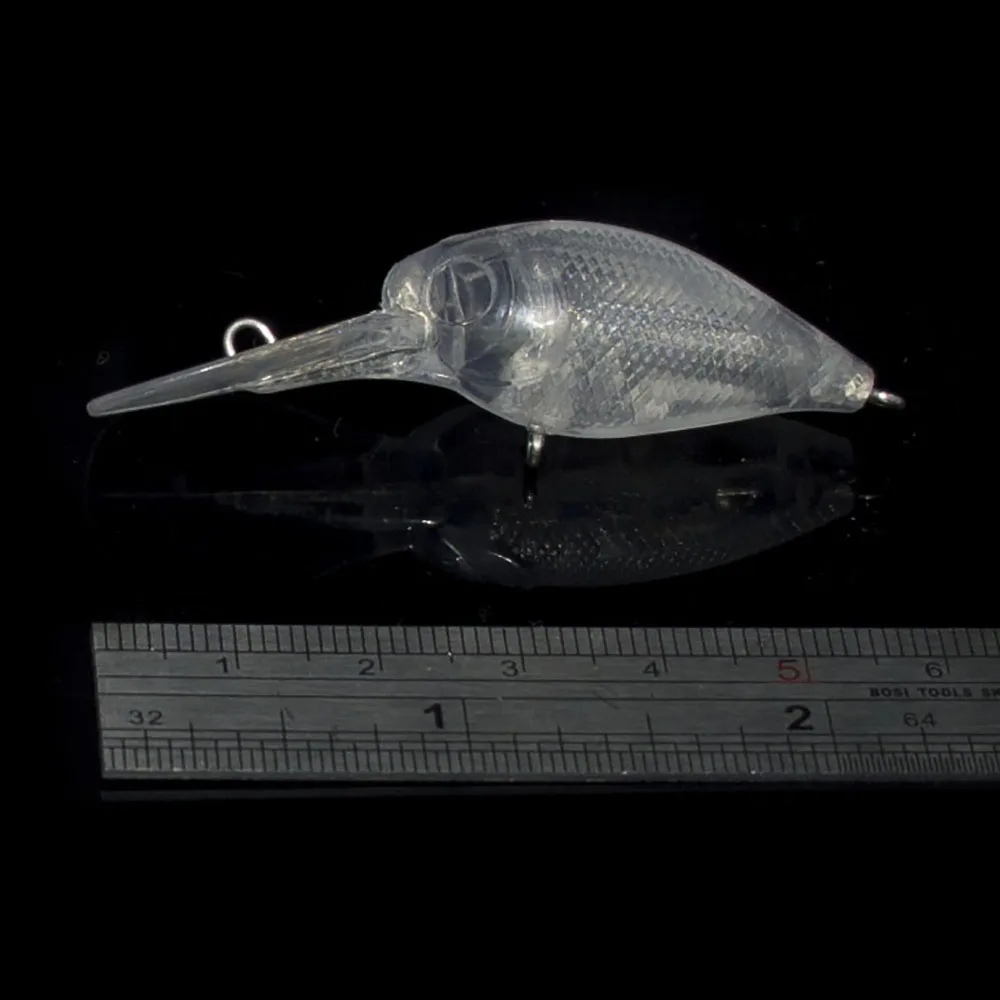 10 шт Пустые твердые приманки тела Crankbait 37 мм неокрашенные рыболовные затычки