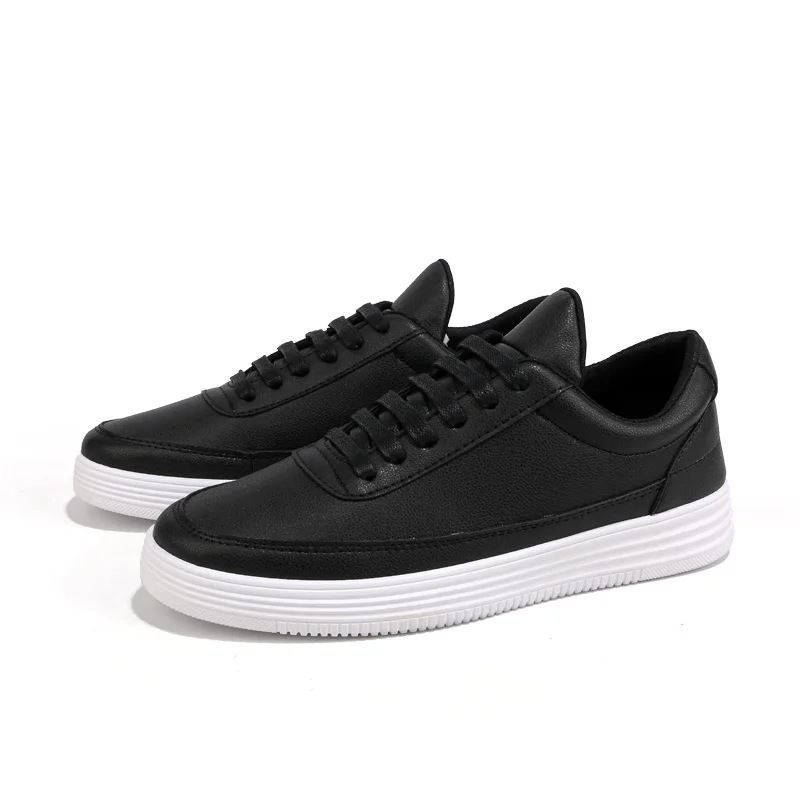 Men PU Shoes Fashion Men's Casual Flats Autumn Sneakers Hombre Deportiva Classic Street Leisure | Обувь