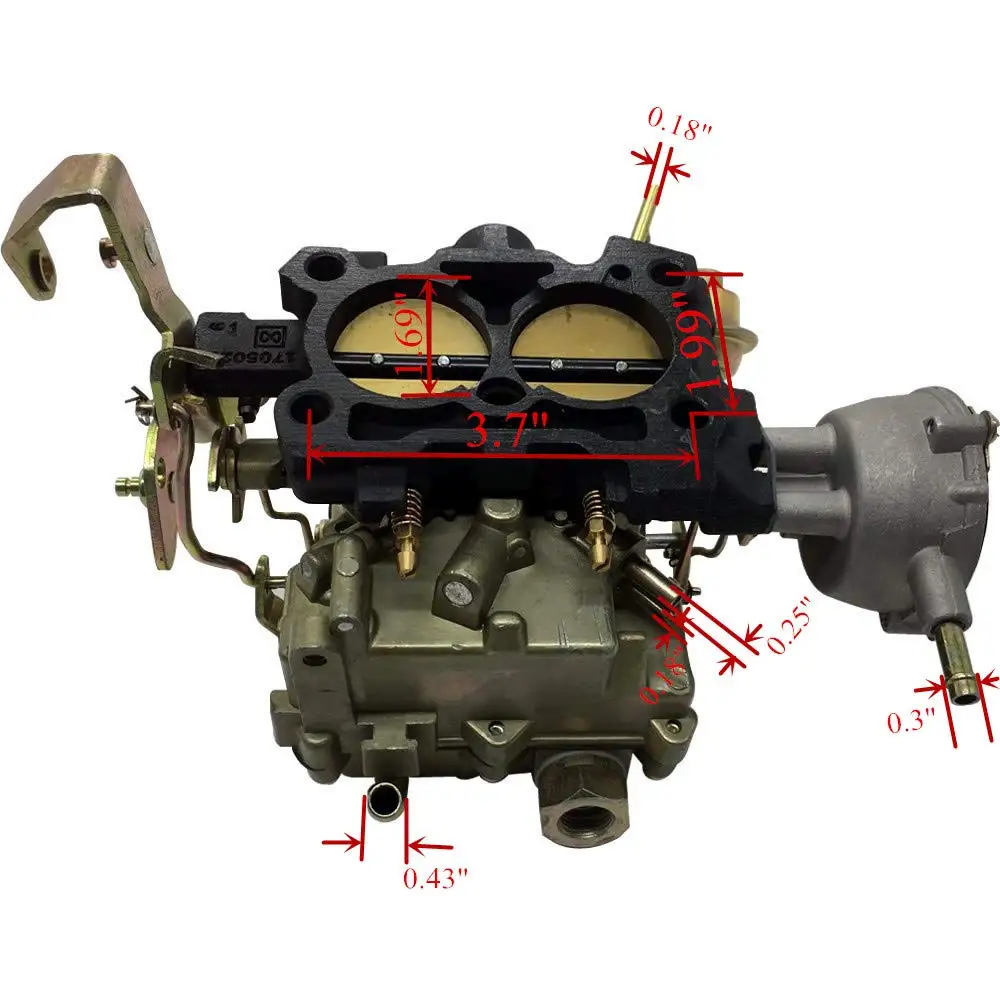 17054616 карбюратор для Chevrolet 350 5.7L 1970-1980& 400 6.6L 1970-1975 Рочестер 2GC 2 ствола