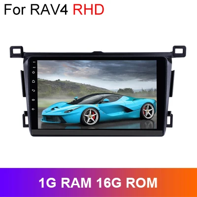 1G RAV4 RHD SINOSMART 2.5D ips/QLED автомобильный аудио gps навигационный плеер для Toyota RAV4 2013- RHD LHD 32EQ DSP, 4G опционально - Цвет: 1G RAV4 RHD