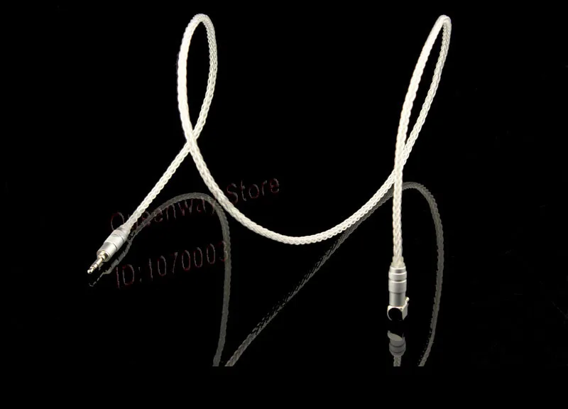 

Hifi Hi-end Hiend Single Crystal Copper Silver Plated Recording Cable 3.5mm Audio Cable Aux Car Driver Connection Cableline