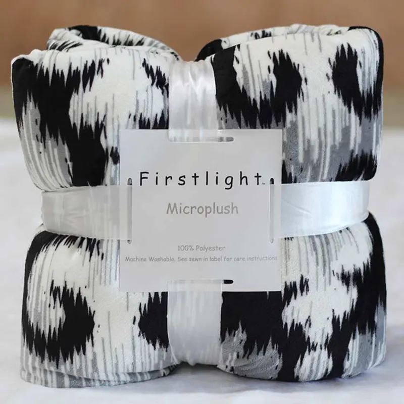 Firstlight маленькое трикотажное Фланелевое Флисовое одеяло в клетку 2 слоя Манта