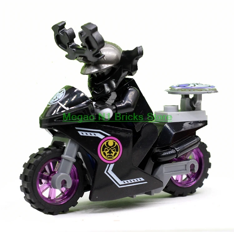 Для мотоцикла ниндзя, фигурки, Kai Jay Zane Nya Lloyd Garmadon WU с оружием, строительные блоки, кирпичи, игрушки