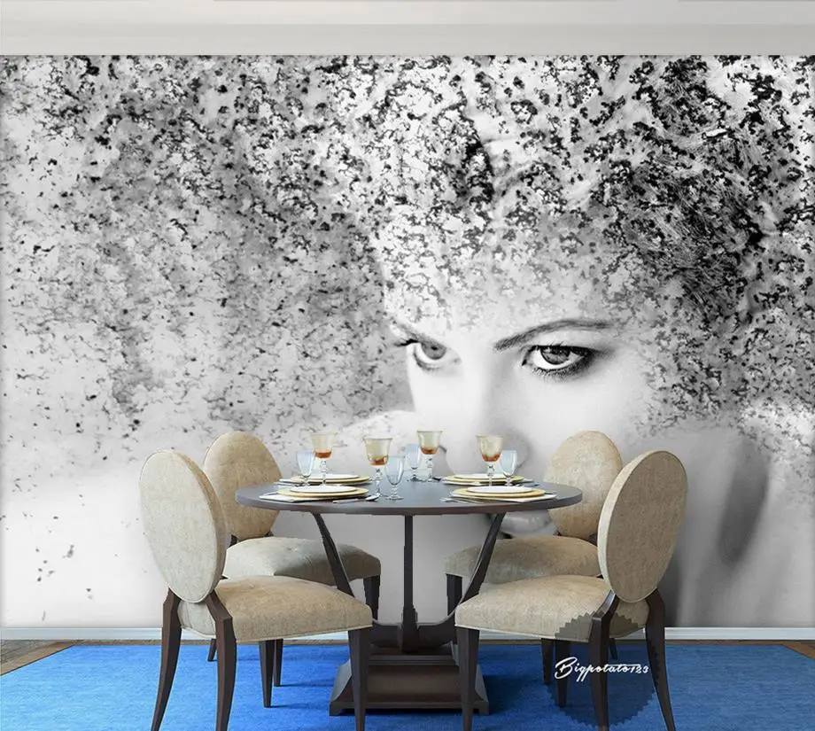 

2020 Custom size wall paper Creativity 3D Photo Wall Papers Home Decor For Living Room Bedroom New design TV background wall