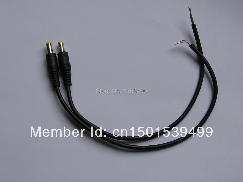 Прямой штекер 22AWG 10 шт./лот постоянного тока 5 5x2 1 мм/* мм Штекерный Соединительный