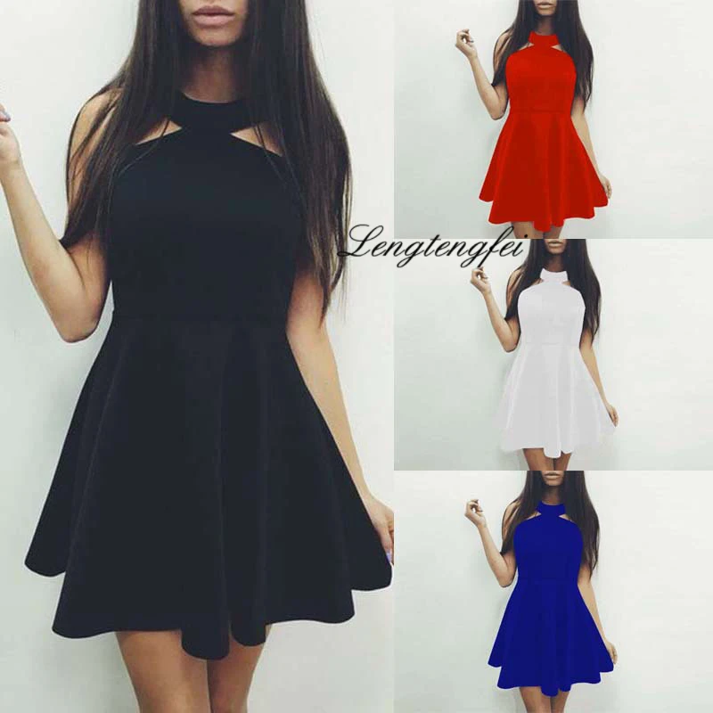 Lengtengfei модные женские туфли пикантные платье без рукавов Готический Винтаж