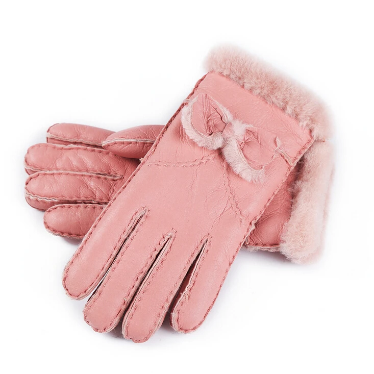 Женские зимние перчатки из натурального овечьего меха|gloves female|gloves for womenfur gloves |