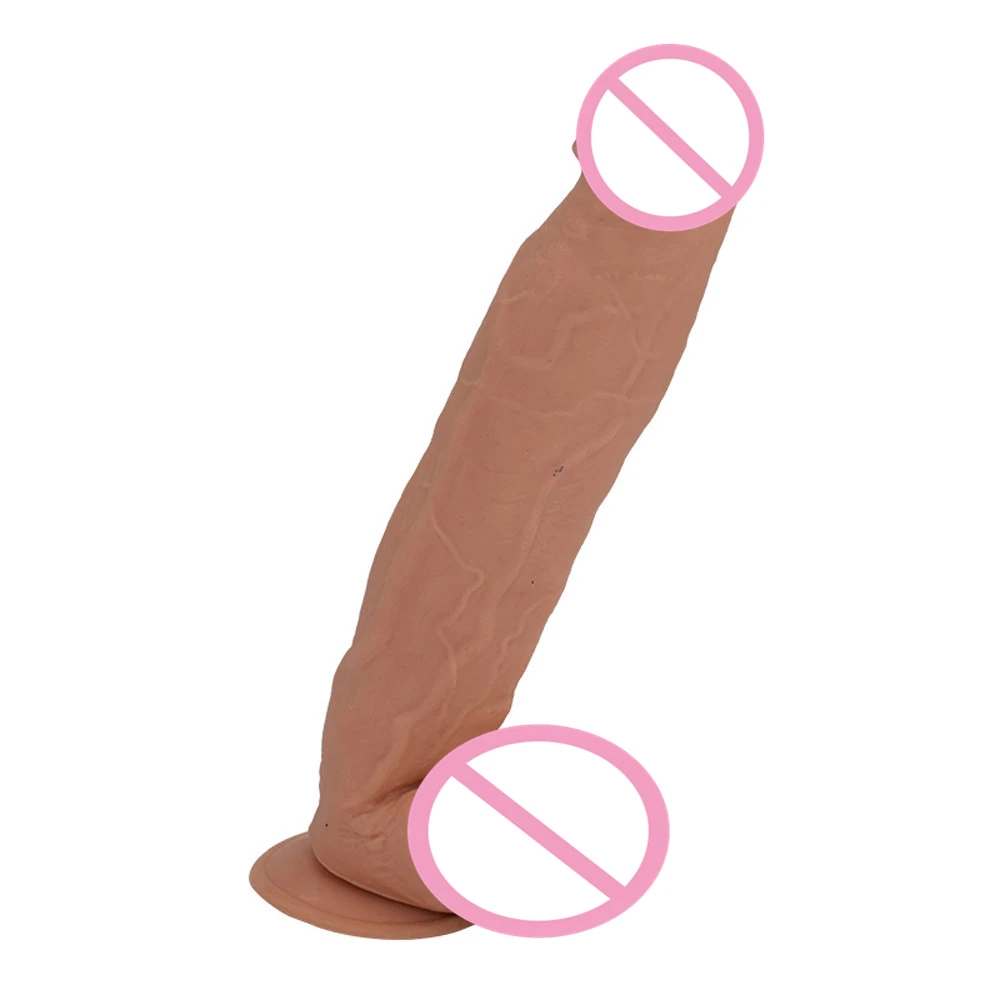 12 ”гибкий большой фаллоимитатор реалистичный Мужской пенис на присоске мужской