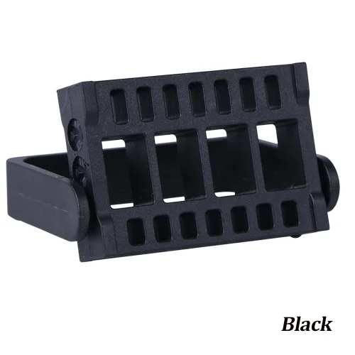 Black 16 отверстий для ногтей сверла контейнер для хранения фрезы держатель Органайзер регулируемая высота пилки для ногтей коробка Маникюрный Инструмент TR904 - Цвет: Black