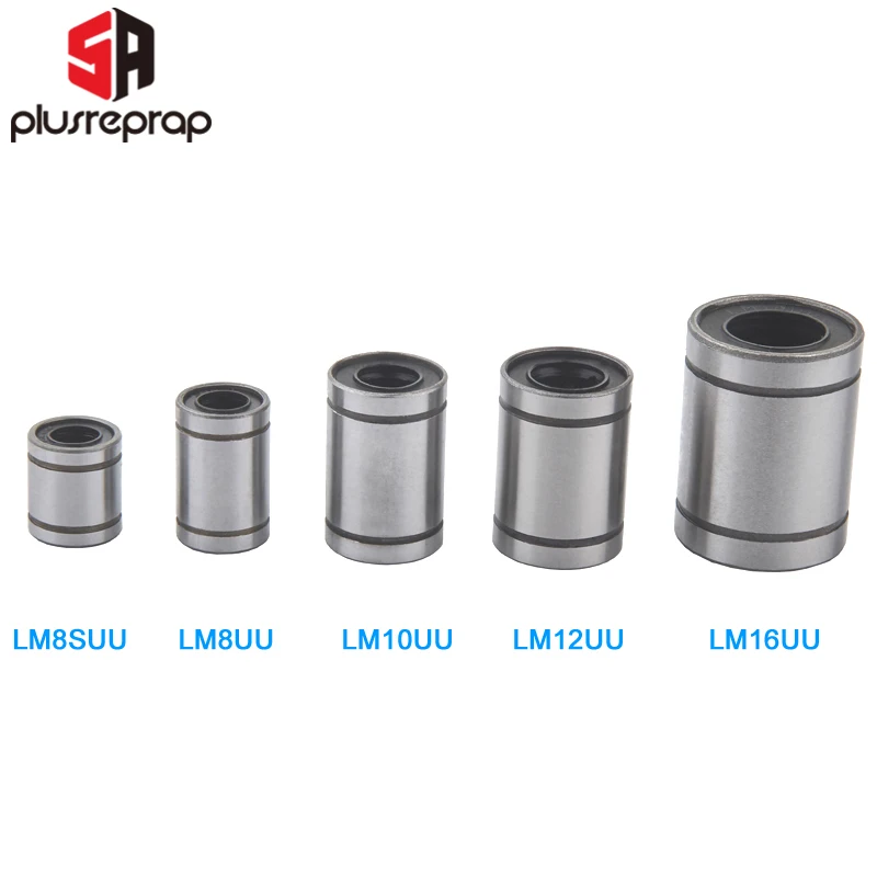 LM8SUU LM10UU LM12UU LM16UU Линейная втулка подшипника втулки для деталей 3D принтера|bearing