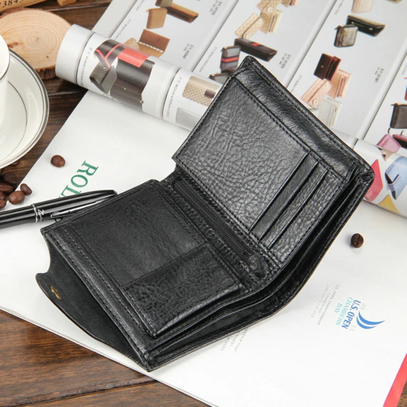 Baellerry брендовые винтажные дизайнерские Rfid мужские кошельки Держатель для карт