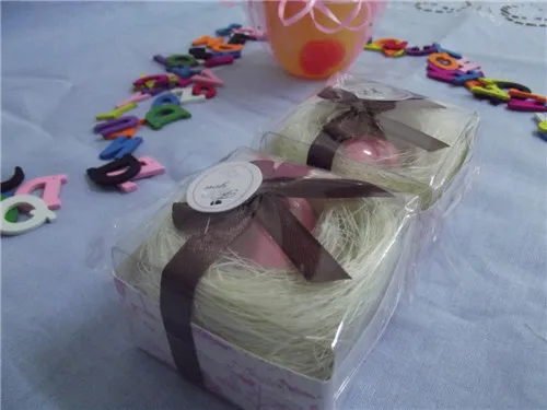 10 pcs Novelty Cute Mini Fancy Soap Wedding Return Gift for Guest Souvenirs Shower SuppliesTransparent Box eggs | Дом и сад