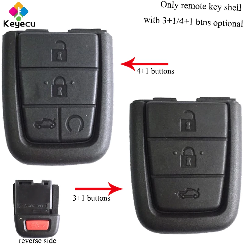 Запасная часть для телефона 3 + 1/ 4 1 кнопочный ключ брелок Pontiac G8 2008 2009 корпуса