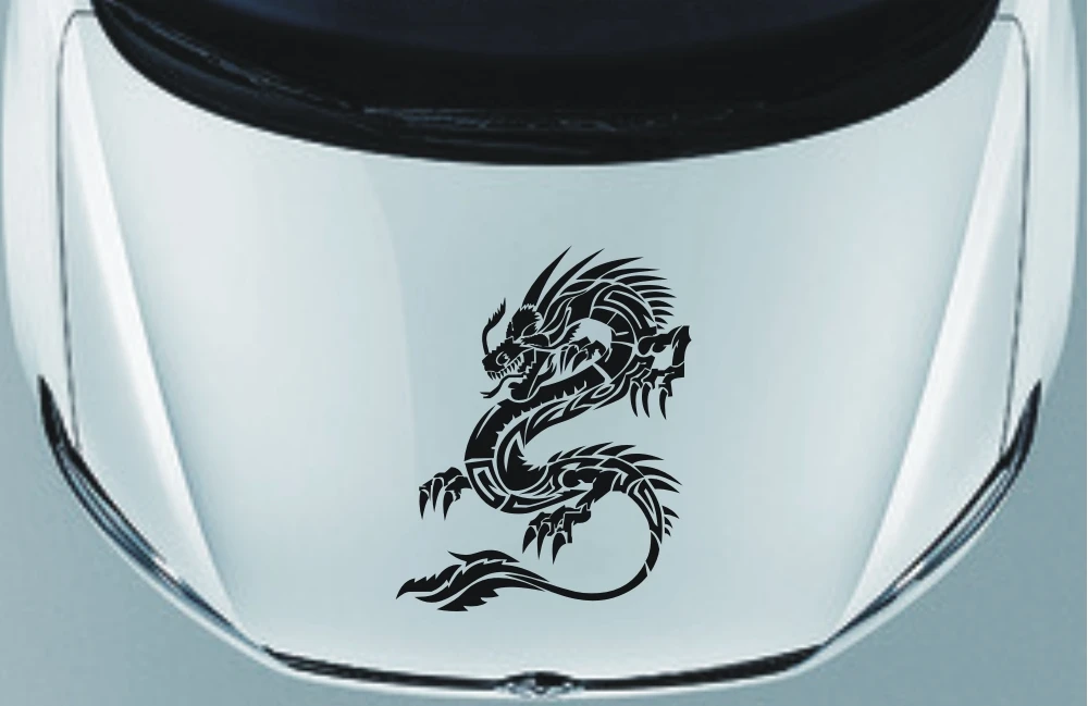 Автомобильные наклейки Dragon Tribal 19 ''x 24'' виниловые художественные