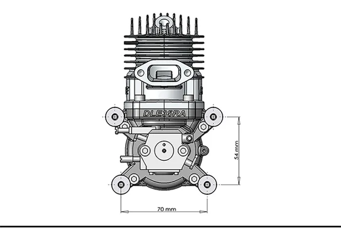 DLE30 30CC DLE бензиновый/бензиновый двигатель для RC самолета