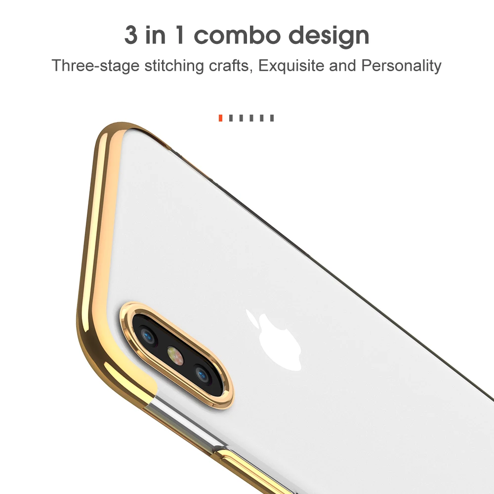 FLOVEME ультра тонкий чехол для телефона iPhone 6 S 7 8 Plus X прозрачный мягкий силиконовый