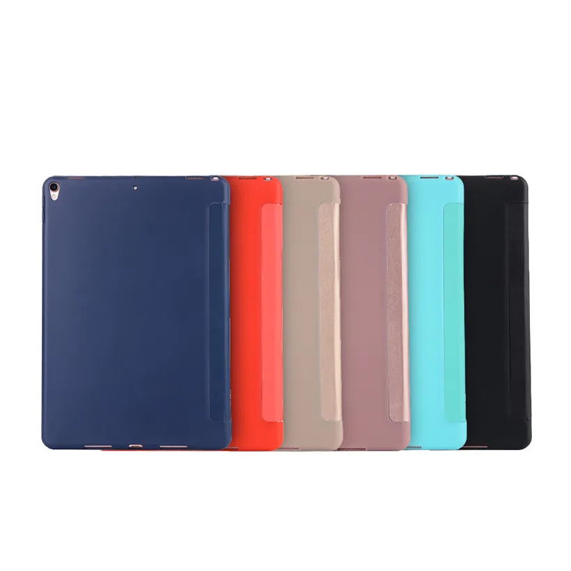 Модный силиконовый чехол-книжка из искусственной кожи для Apple iPad Pro10.5 дюймов 2017