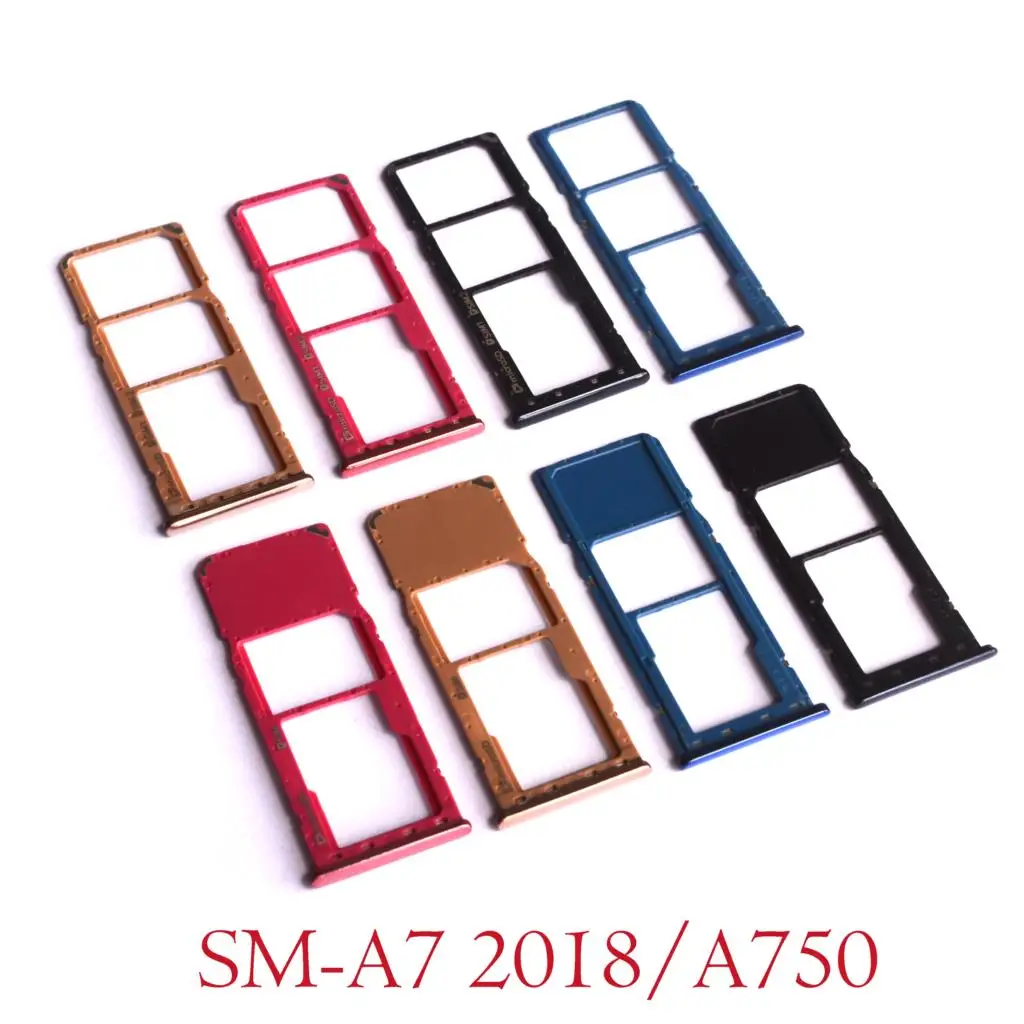 Держатель для sim карт устройство чтения sd адаптер Samsung Galaxy A7 2018 A750F A750DS A750FN A750G| |