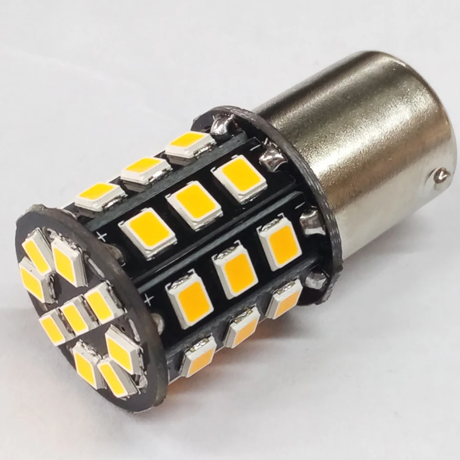 2 шт./лот 1156 BA15S P21W 33 SMD 2835 Светодиодная Автомобильная задняя Поворотная сигнальная
