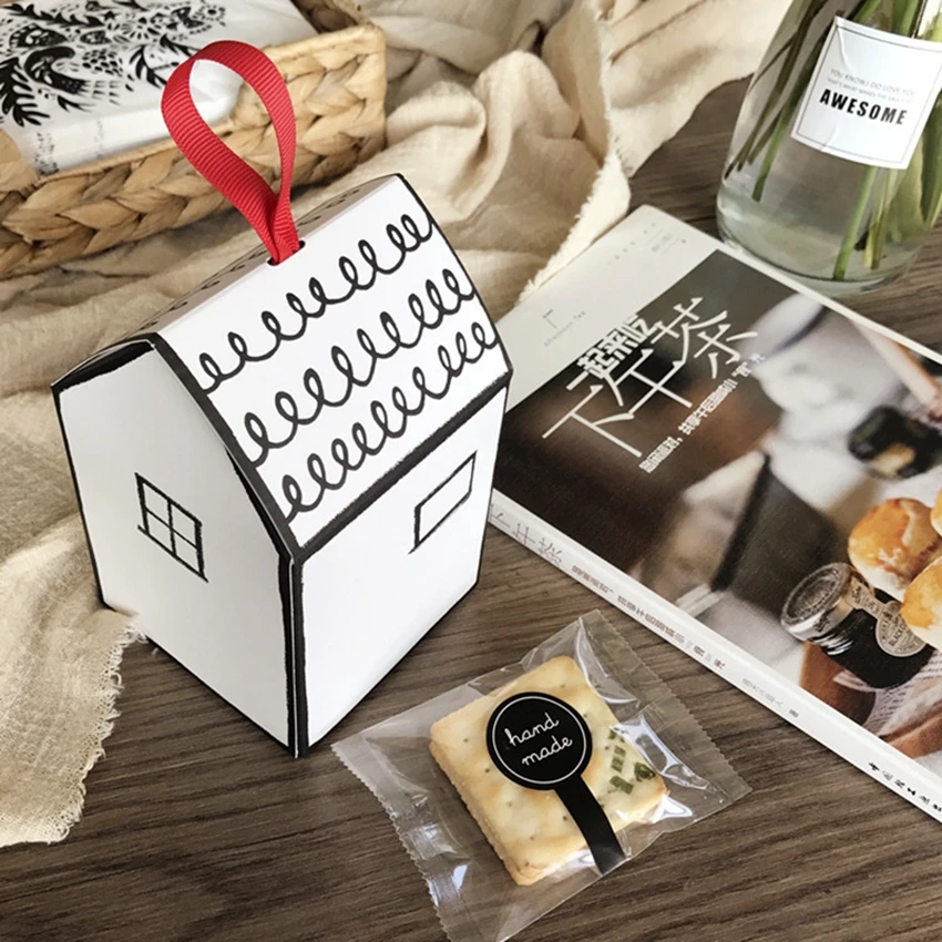 20 шт./Лот коробка для выпечки шоколадных кексов печенья|box for|boxes for cookiesbox chocolate |