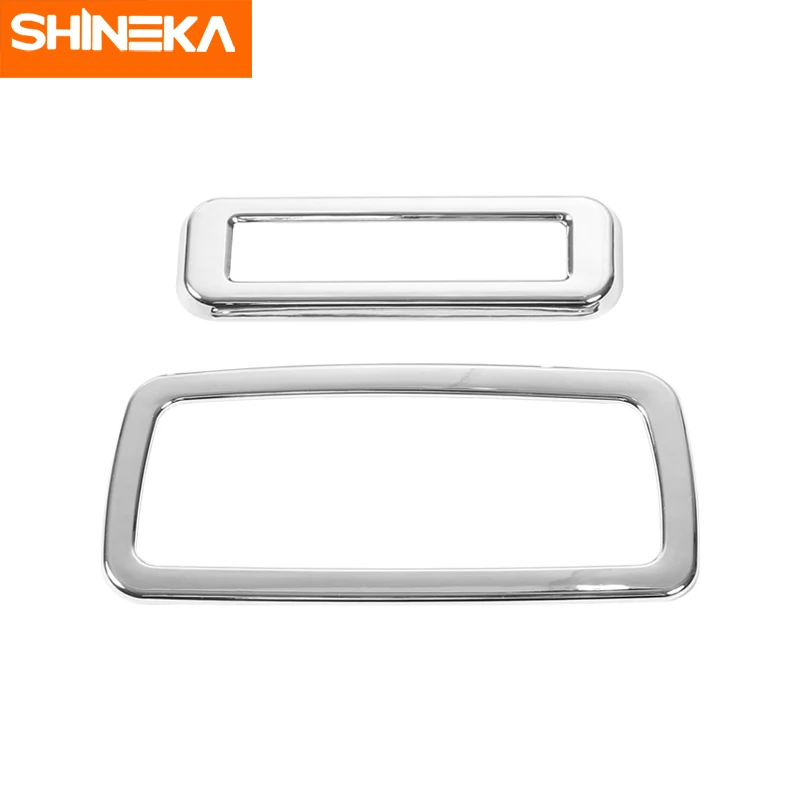 SHINEKA ABS 2 шт./компл. накладка на заднюю дверь автомобиля с внутренней ручкой