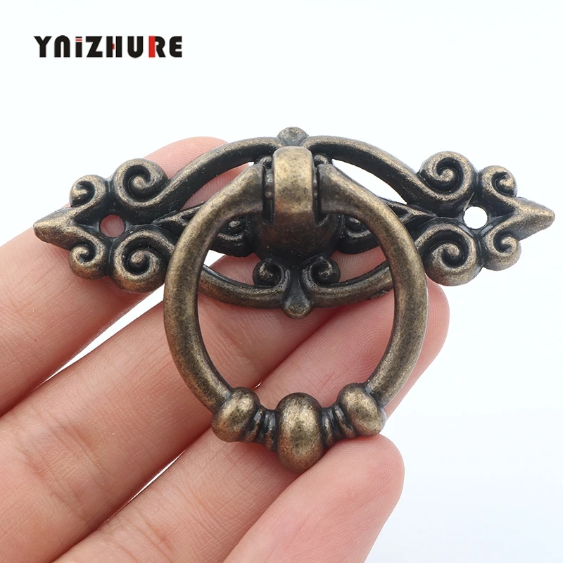 Антикварные ручки из цинкового сплава для ящика кухонного шкафа дверей