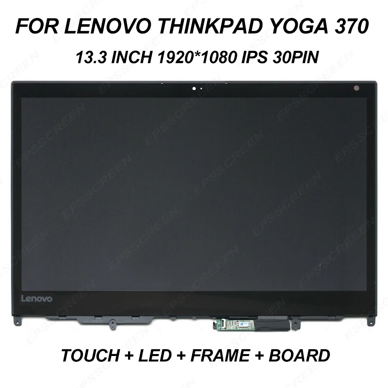 Замена для Lenovo ThinkPad Yoga 370 YOGA 380 13 3 &quotFHD IPS Lcd сенсорный экран и рамка 01HY323 дигитайзер