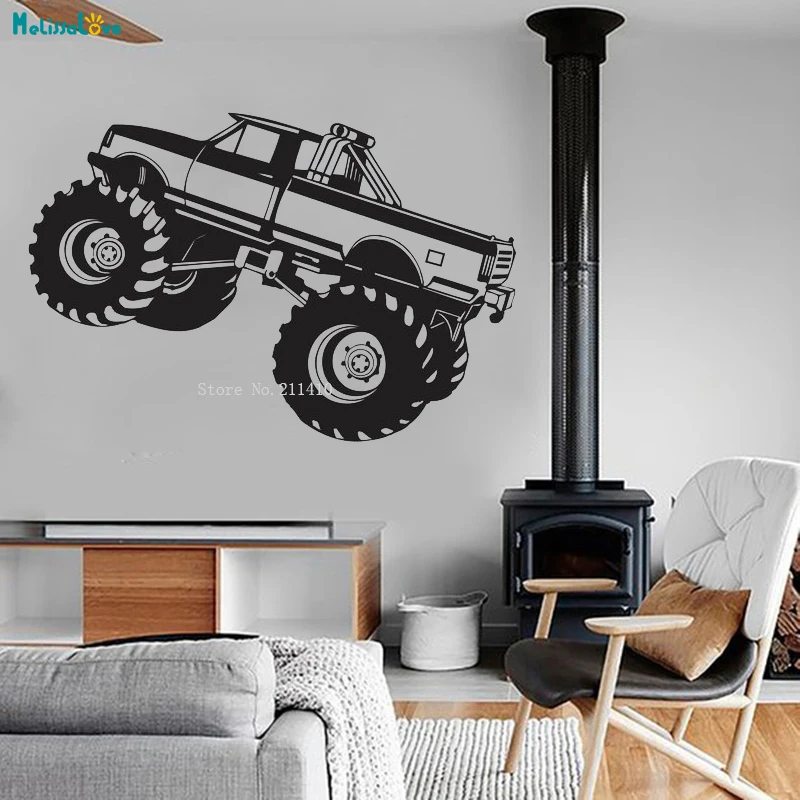 Виниловая пленка для оклеивания автомобилей Наклейка на стену Monster Truck Авто