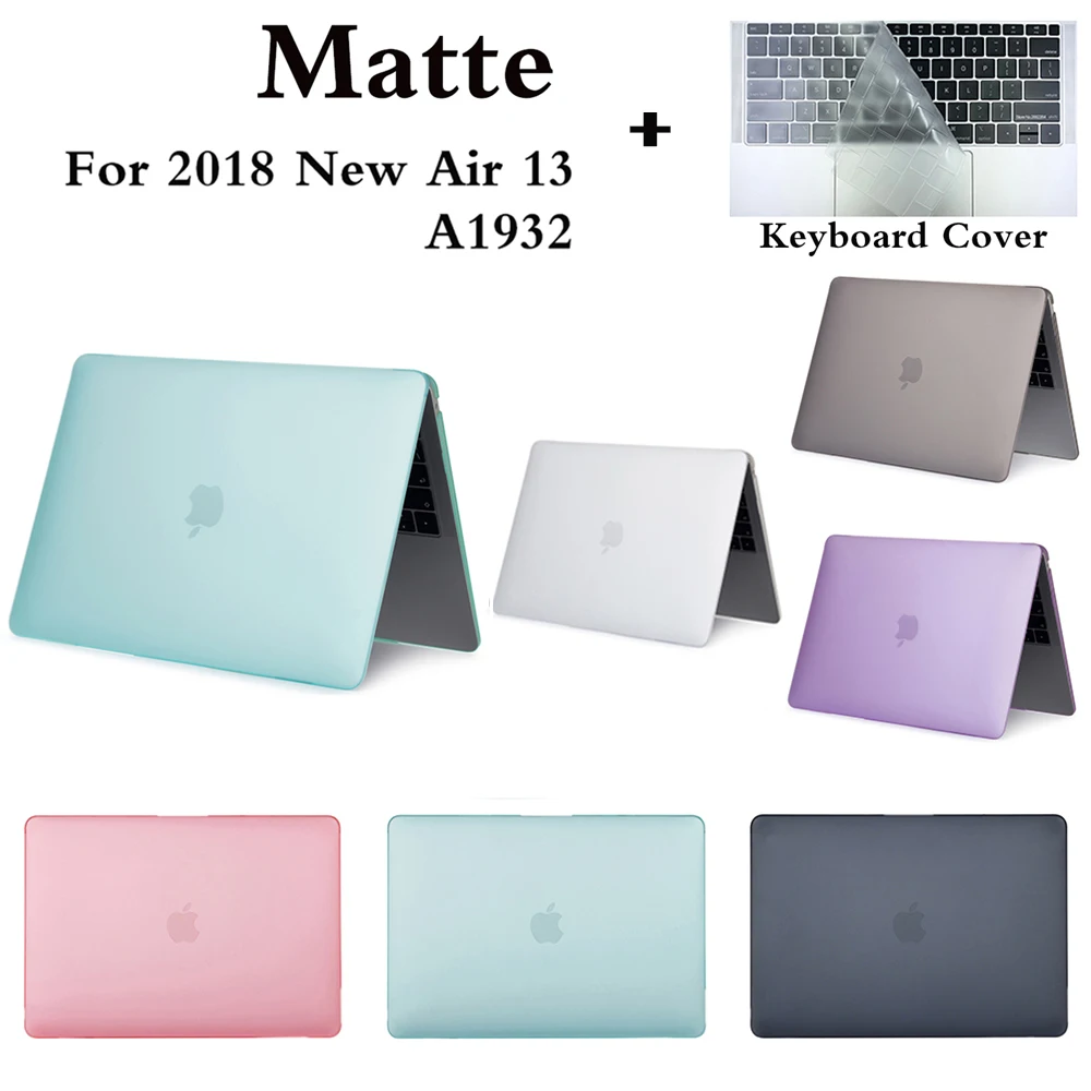 Кристальный Матовый Прозрачный чехол для Apple Macbook сумка ноутбука 2018 новый Air 13 A1932