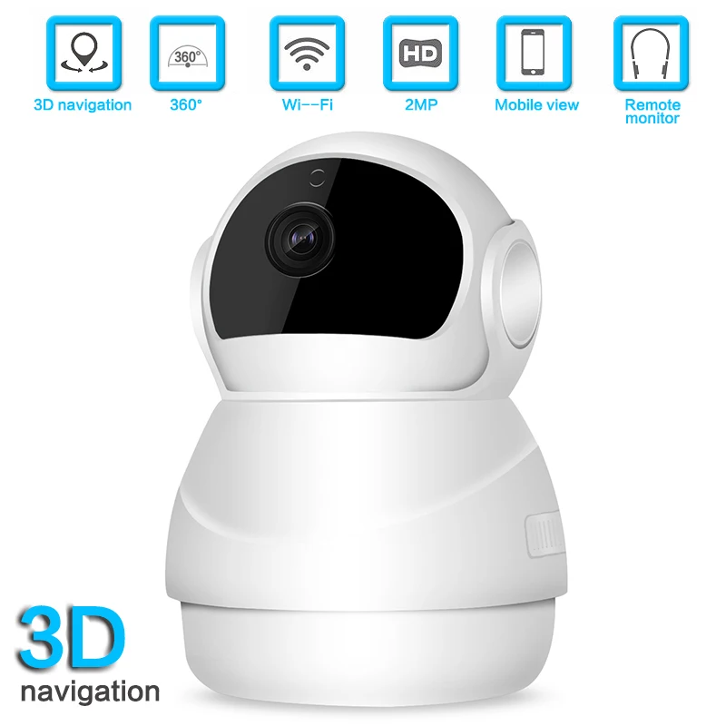 1080P IP Камера 360 градусов панорамный Wifi “рыбий глаз” с Ночное видение