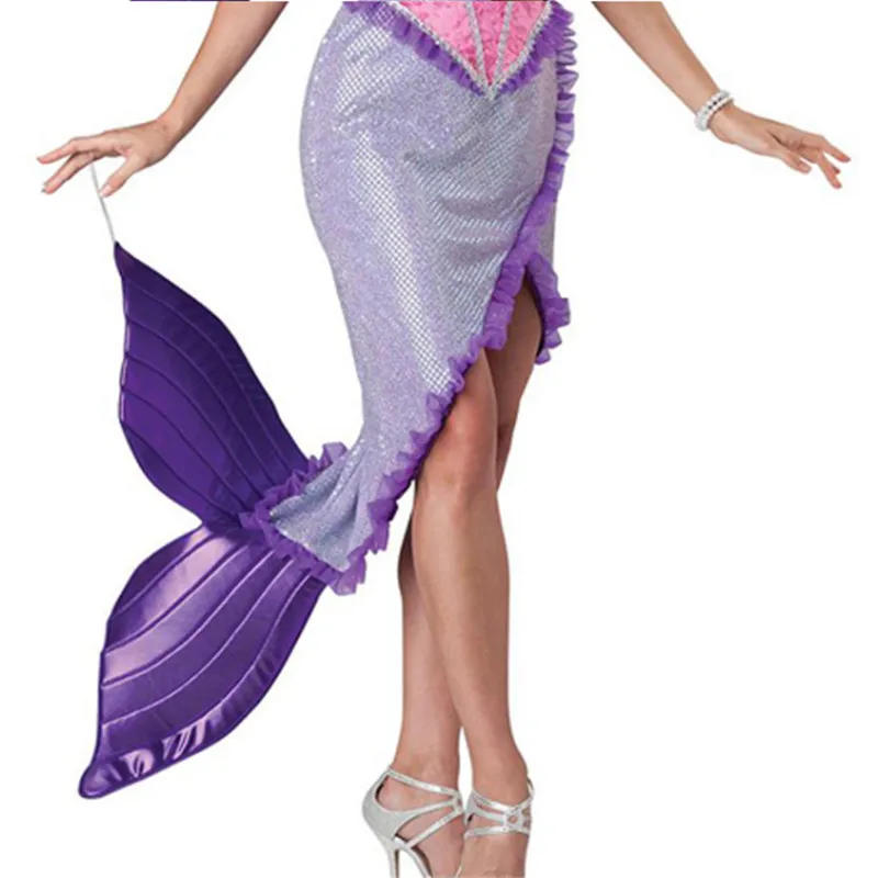 Взрослых платье с русалочкой игра ночной клуб DS хвост юбка Маскарад форма