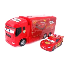 Disney Pixar Cars Lightning Mcqueen King Чико Хикс Mack Launcher грузовик Металлический