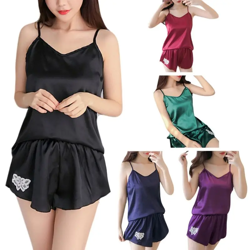 Женский пикантный костюм из искусственного шелка без рукавов с цветочной