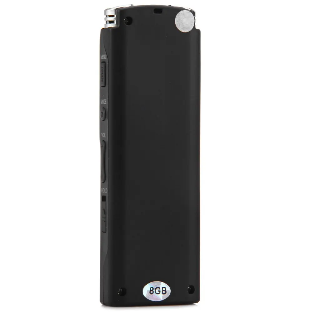 T60 Профессиональный 8 ГБ Отображения Времени Записи Digital Voice/Audio Recorder Mp3-плеер